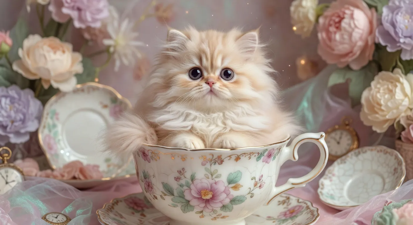 Trois races de chats mignons côte à côte : Maine Coon, Scottish Fold et Ragdoll