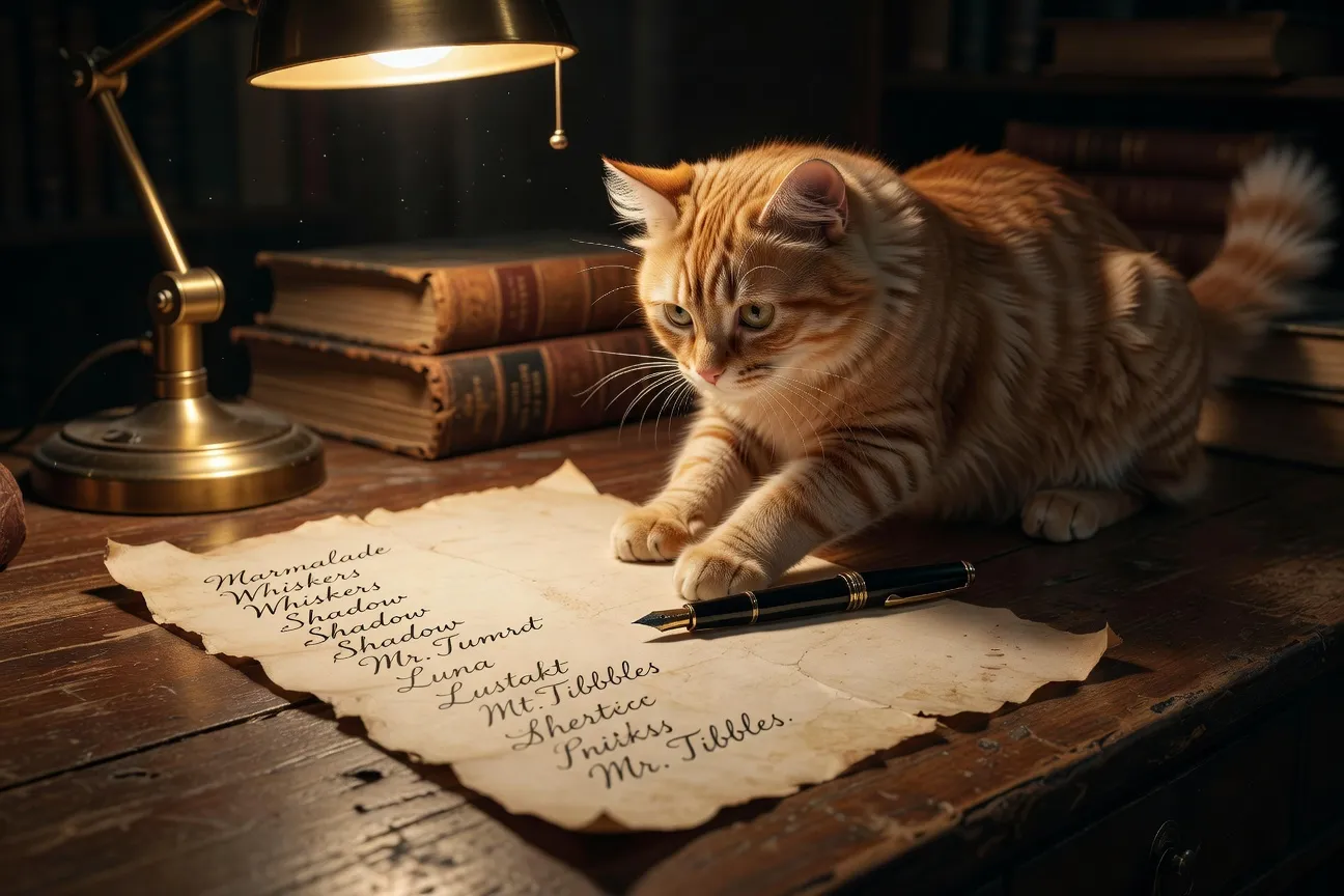 Différents chats aux pelages variés illustrant la diversité des choix de prénoms