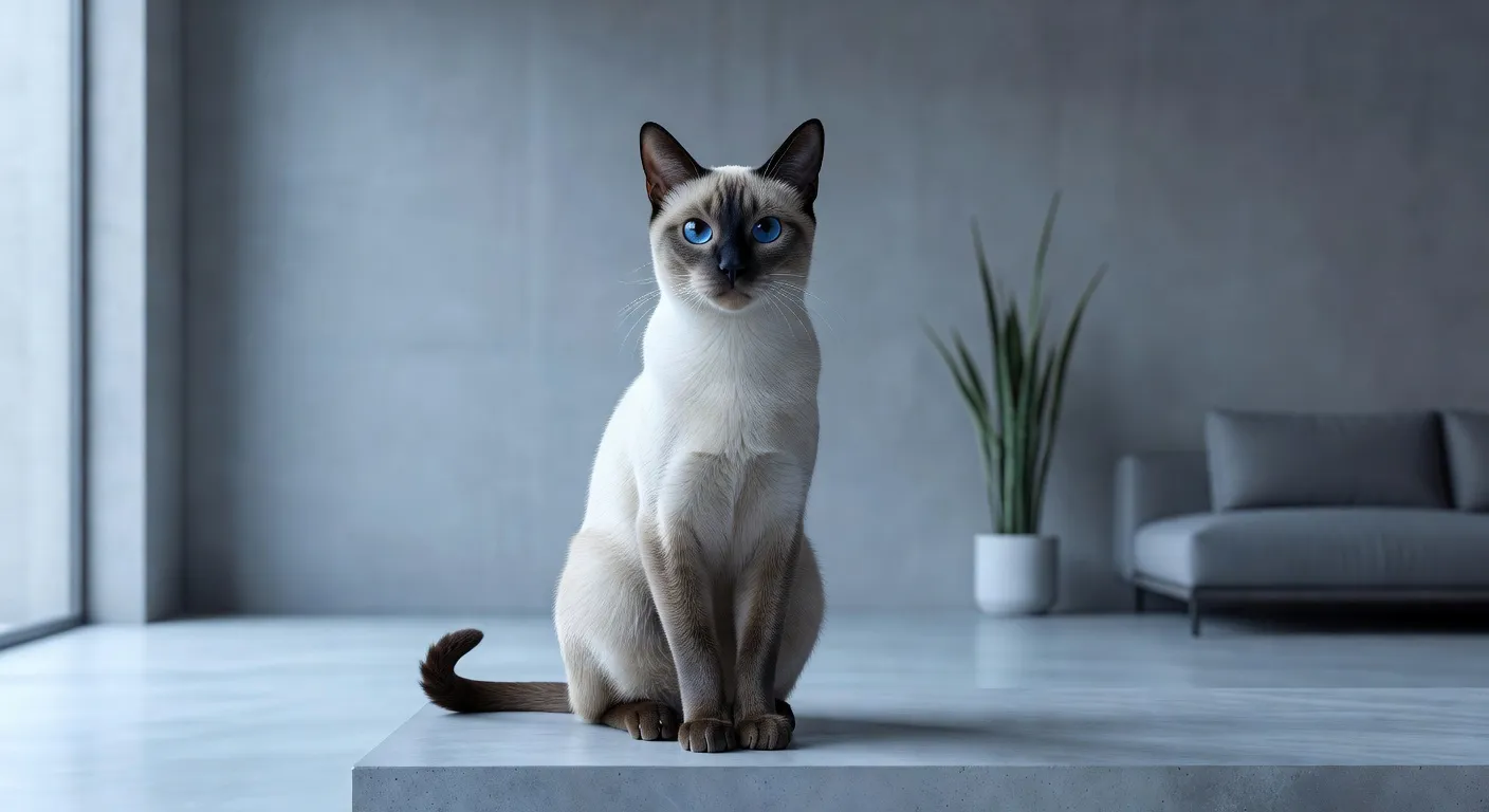 Différentes races de chats montrant la variété de pelages et de morphologies
