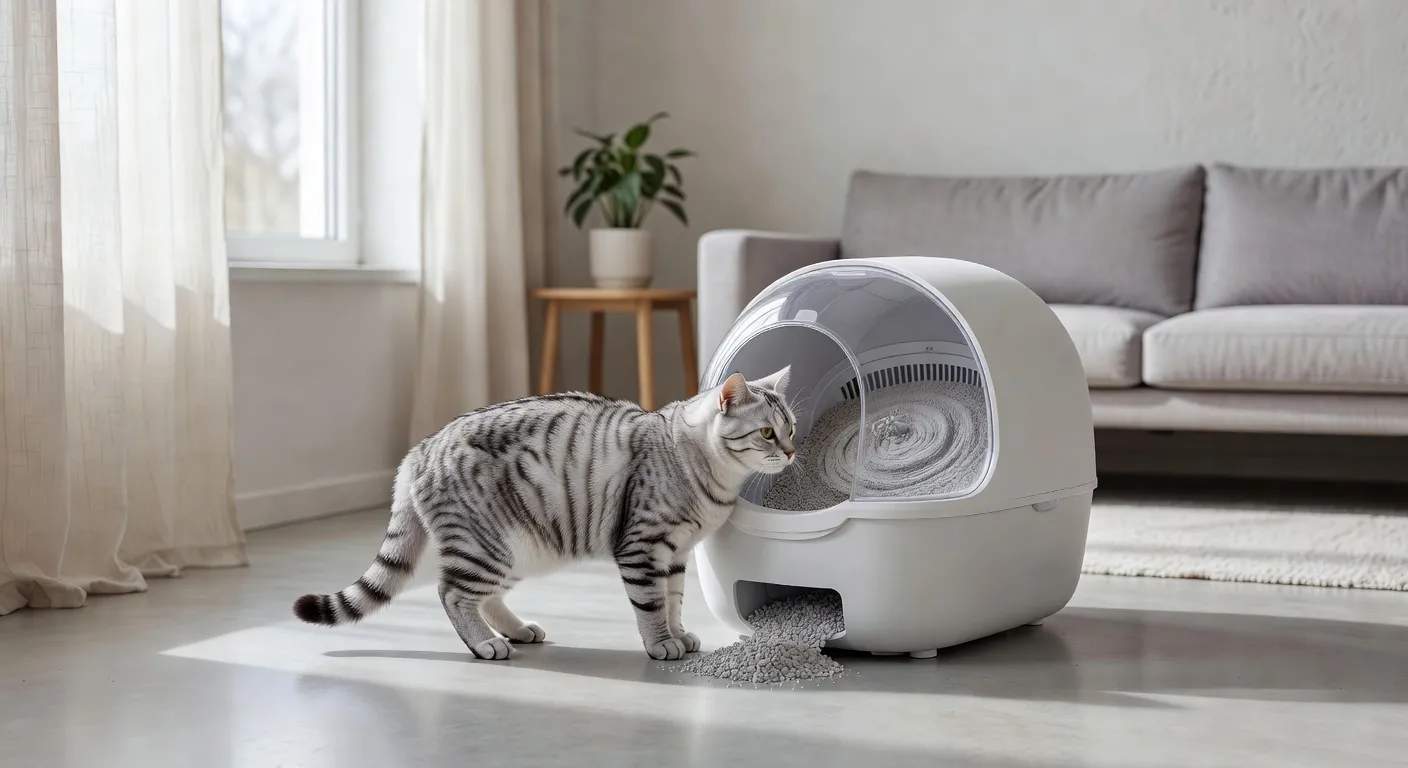 Des produits de nettoyage enzymatiques pour litière de chat