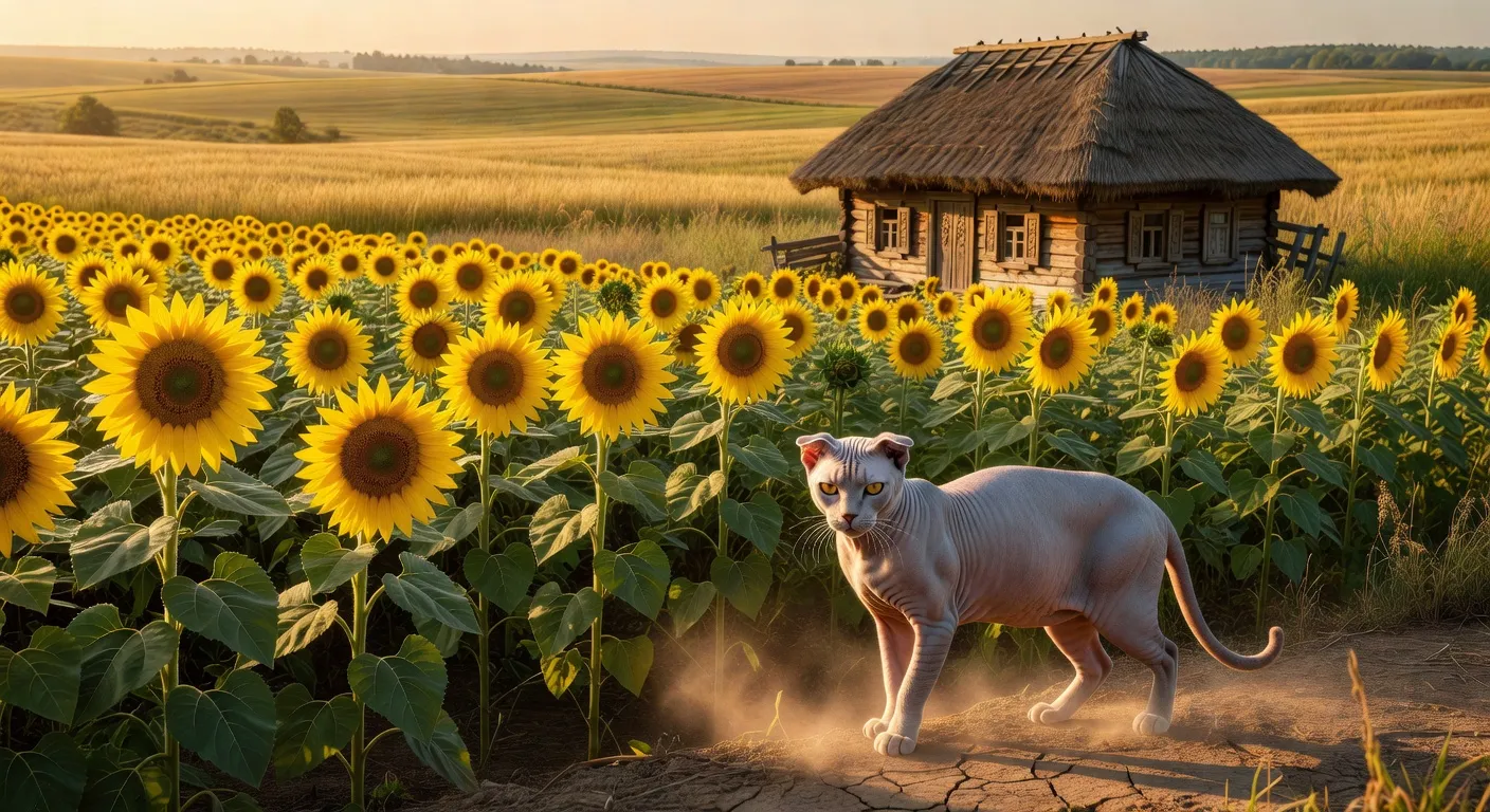 Races de chats en Ukraine